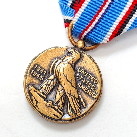AMERICAN CAMPAIGN MINI MEDAL WW11 America Eagle AC1 - Picture 3 of 6